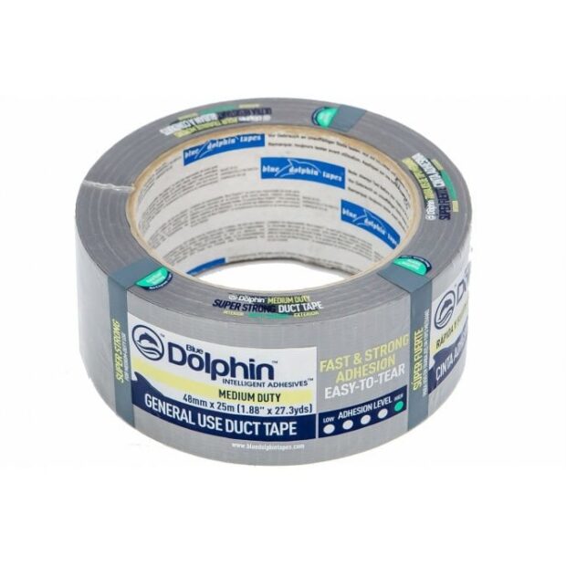 Blue Dolphin Grey Gaffa Tape